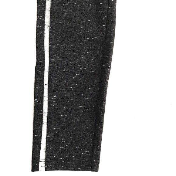 SOLD!!  Lou & Grey Small Heather Black Speckled Stripe Leggings - Picture 4 of 11